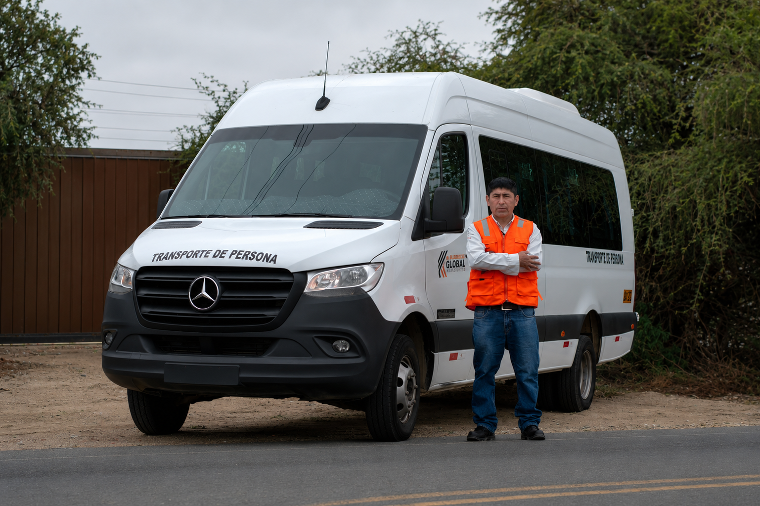 Vehículo de transporte corporativo Transporte Global